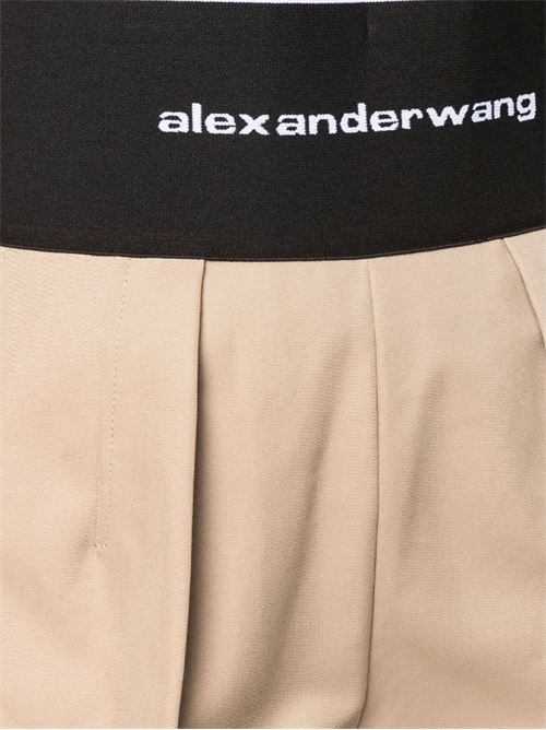 SAFARI SHORT WITH EXPOSED ZIPPER AND LOGO ELASTIC Alexander Wang | 1WC1224450282